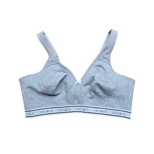 CACIQUE Lightly Lined No Wire Bra Gray Size 40DD